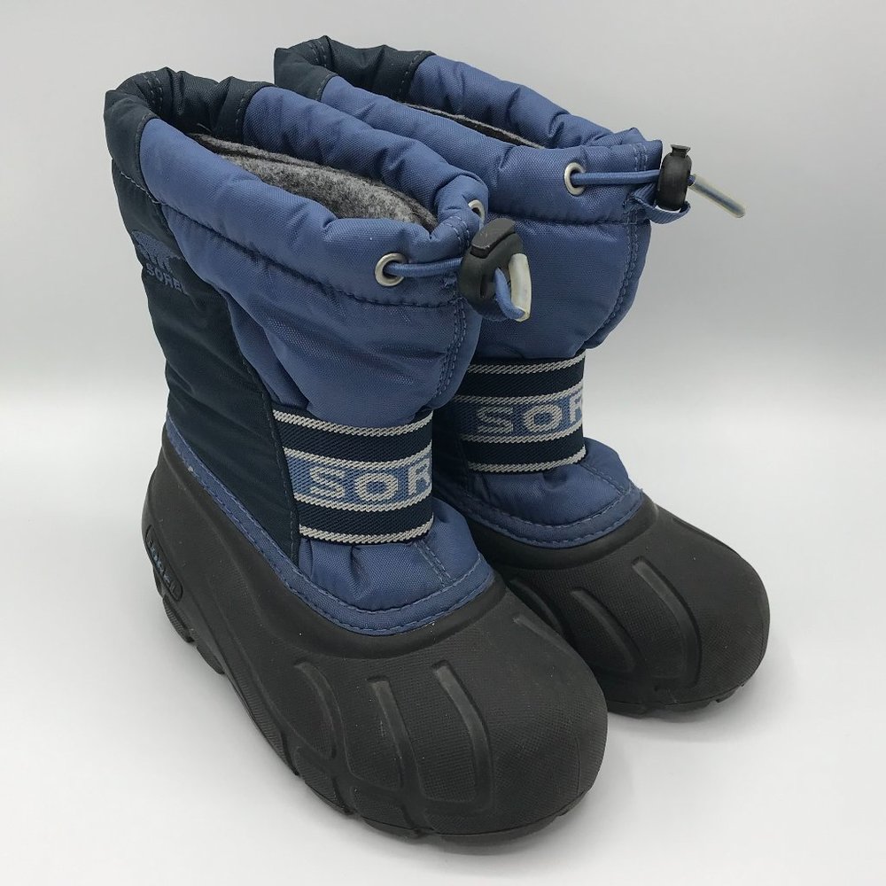 Sorel Cub Winter Boots Kids size 10 Blue